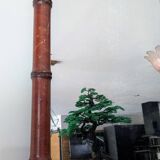 Vintage bamboo mirror 60 x 50 cm