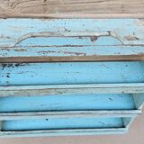 Burmese teak wall shelf
