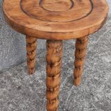 Folk art tripod stool