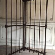 Paravent, clostra, grille en bois tourné