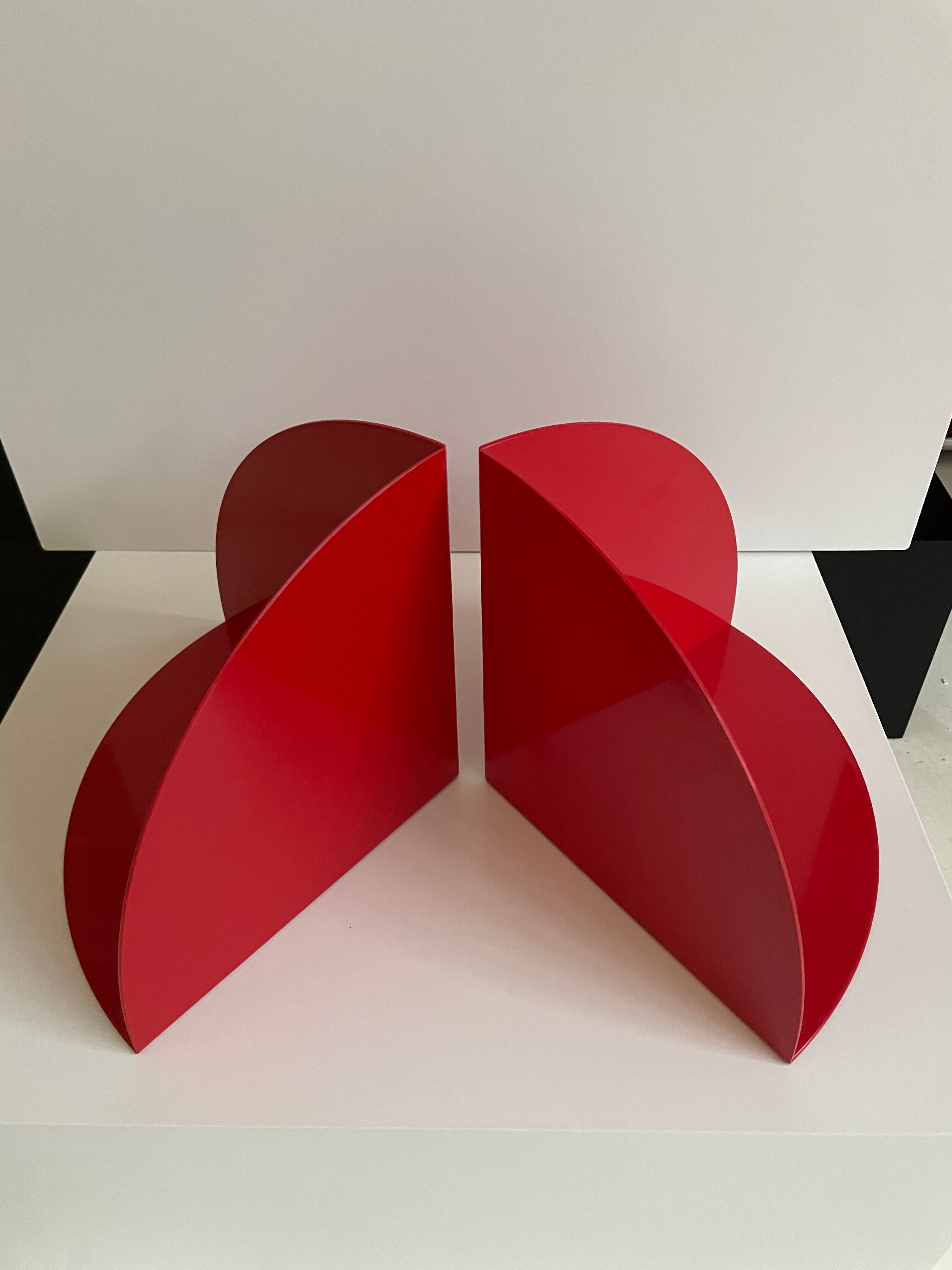 Pair of Giotto Stoppino bookends for Kartell, large model (4910)