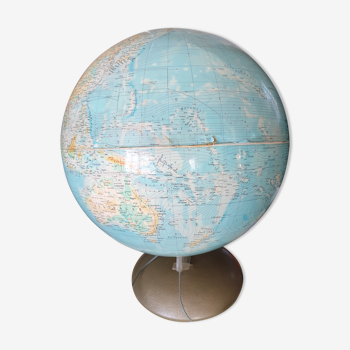 World map globe illumina 60s