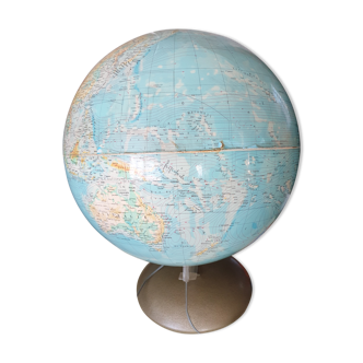 World map globe illumina 60s