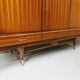 Vintage wooden wardrobe scandinavian style / compass feet spindles wardrobe