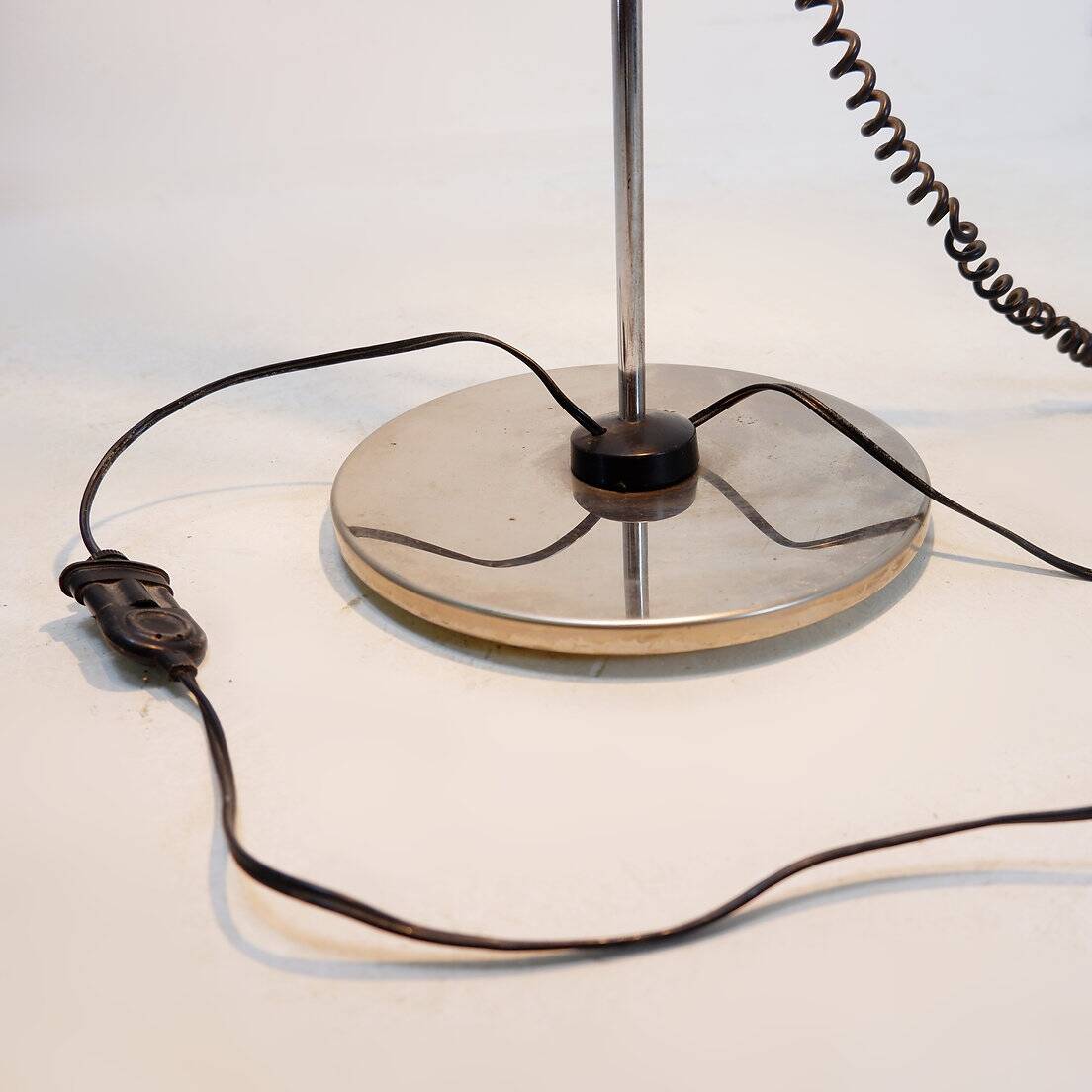 3-light adjustable flowers floor lamp - 1970s