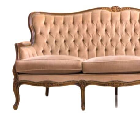 Antique sofa, baroque Louis XV style