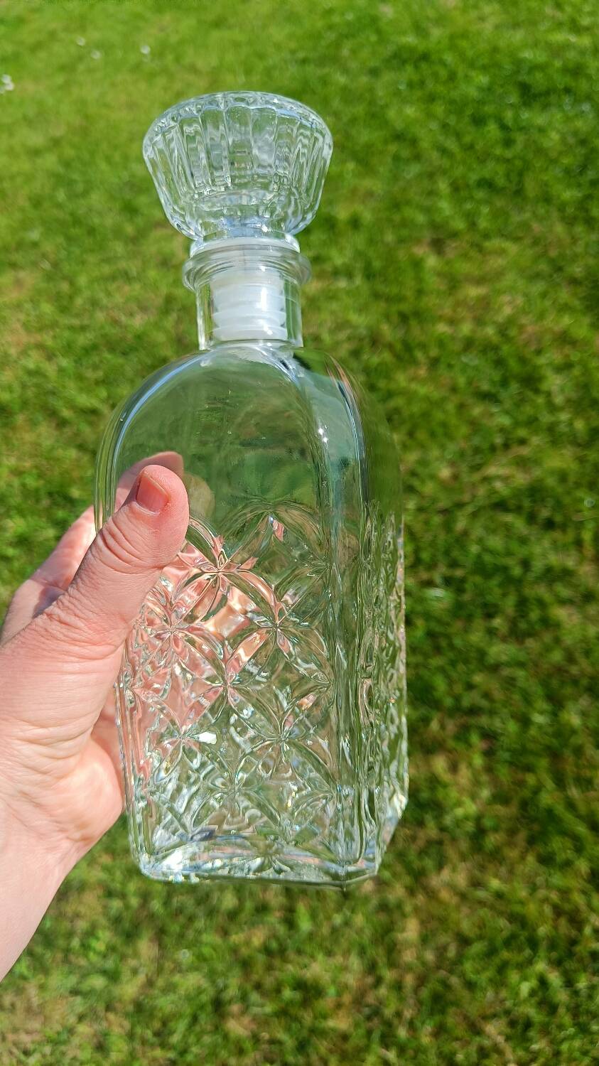 Vintage glass carafe