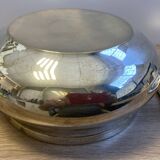 Antique Small Soup Tureen Centerpiece Bouquetière Brass Bronze Silver