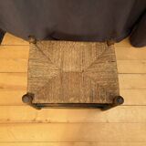 Tabouret recouvert de jonc, Hollande, années 1960