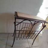 Side table magazine rack 1950s