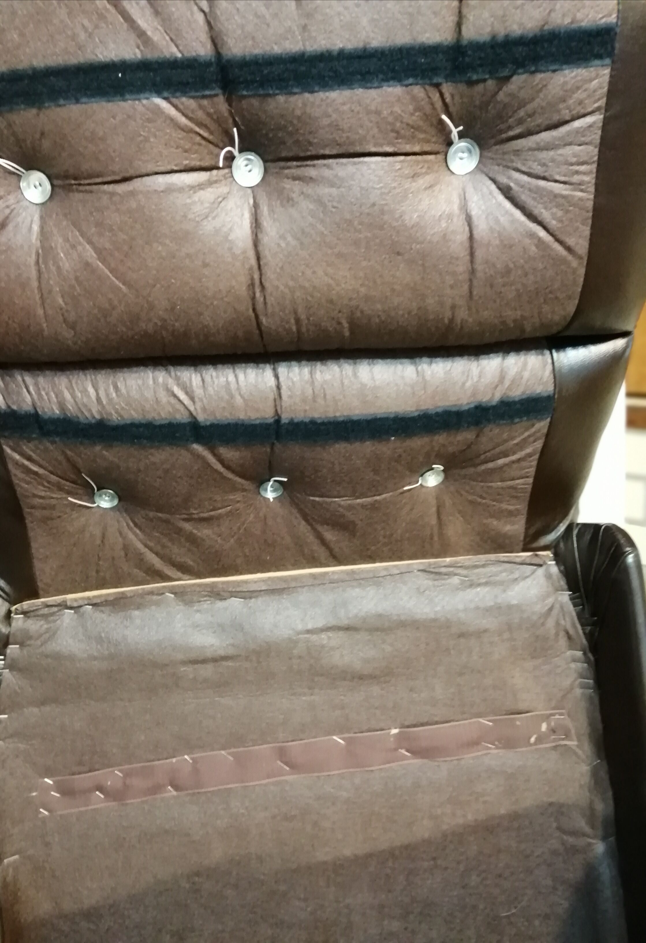 Fauteuil de bureau italien vintage