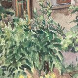 Watercolor landscape signed and dated 1973