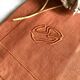 Antique pillowcase in linen and cotton terracotta