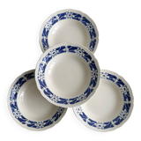 4 assiettes anciennes