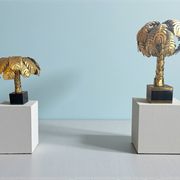 Lampe Palmier Maison Jansen, Christian Techoueyres, 65cm,  Circa 1970
