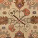 Tapis de couloir oriental vintage rouge et beige 3x11, 107x336 cm