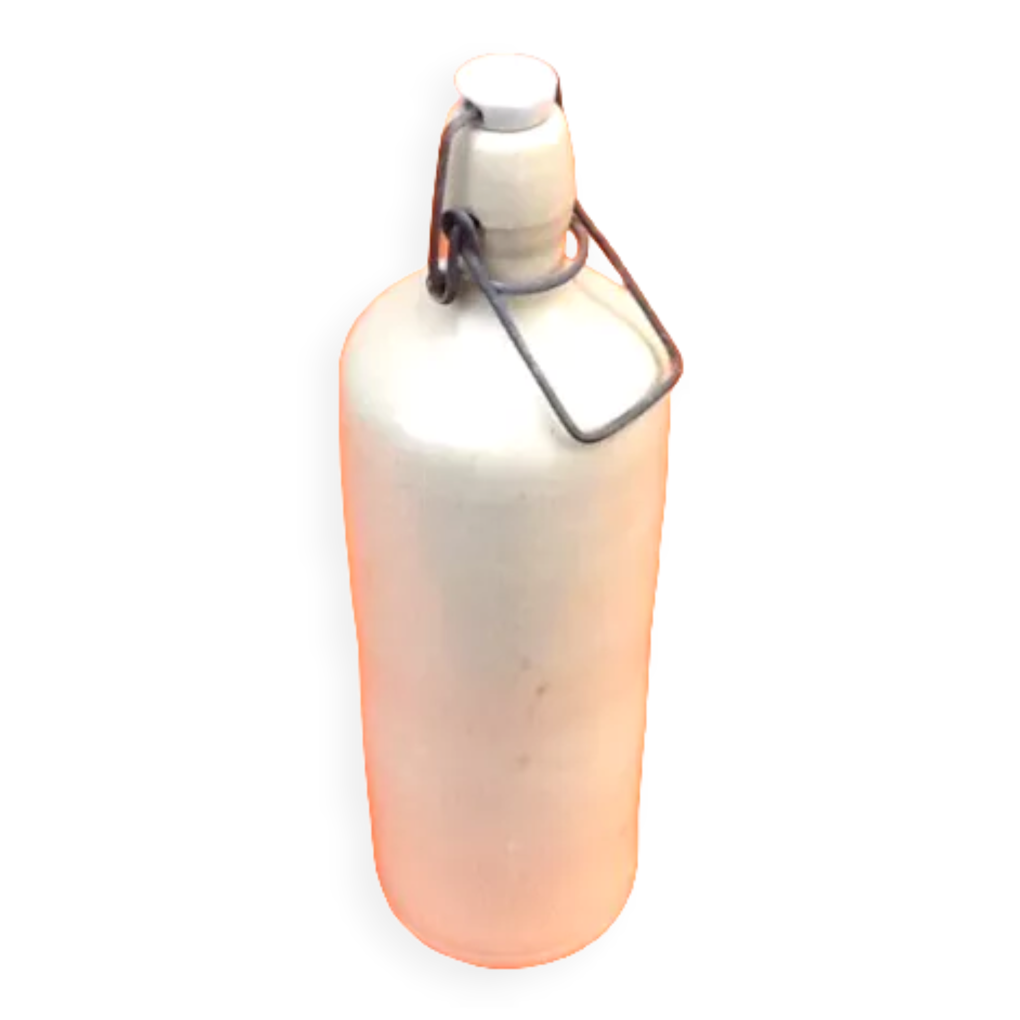 Bottle / Old hot water bottle Glazed stoneware