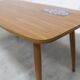Table basse nordique 1960 teck céramique