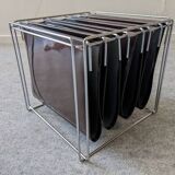 Magazine rack by Gérard Rignault for Group SA, France circa 1970