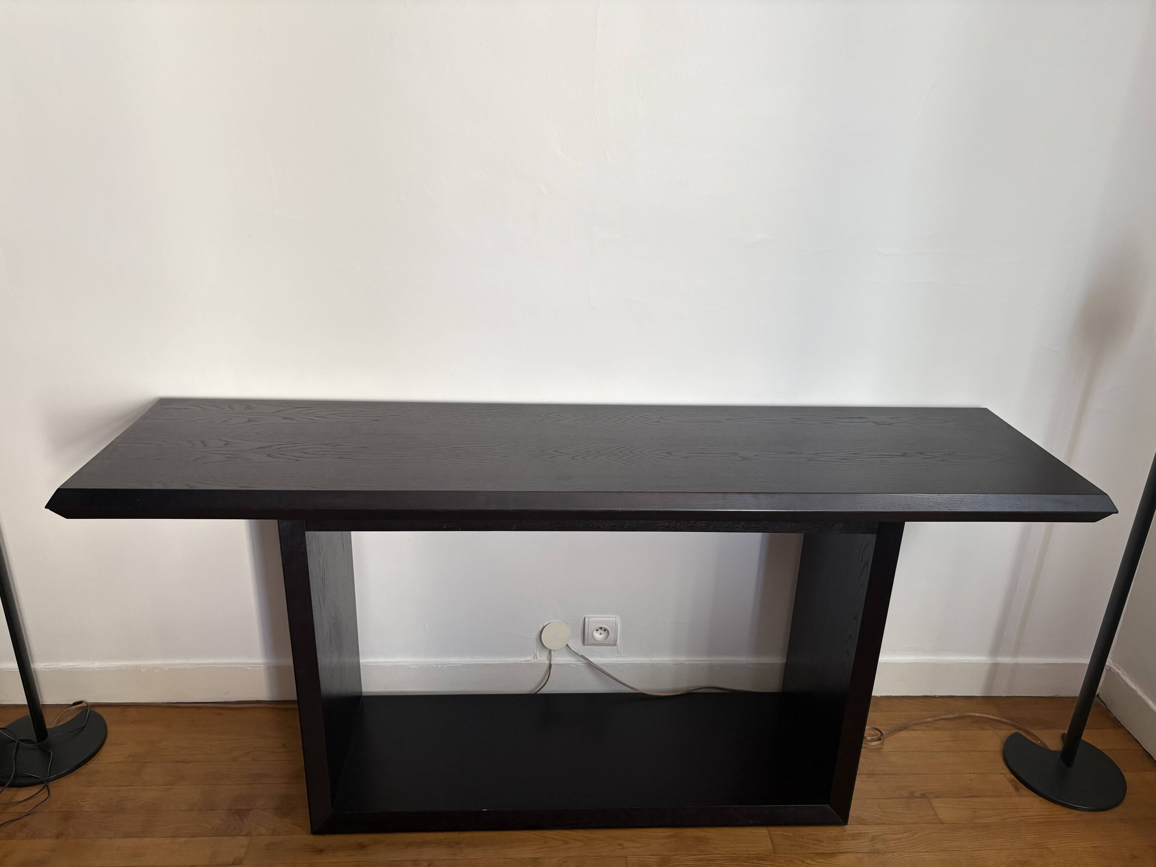 Extensible console / Table - Roche Bobois - Wenge finish