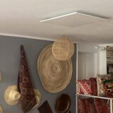 Rattan lampshade decorative ceiling light handmade Ø50x40Hcm