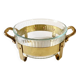 Copper and brass serving dish, M. Delalande, Villedieu, France