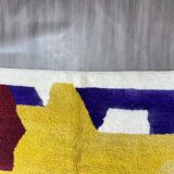 Beni Ouraine handwoven rug, traditional style, size 100 x 200 cm