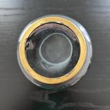 Photophore en verre et laiton