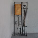 Mirror coat racks in wrought iron 1930 style Art deco
