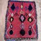 Tapis Marocain rouge - 152 x 193 cm