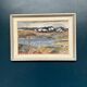Original Swedish Oil on Panel - 'Landscape with Water' by Josef Sandberg - Signed - Vintage and Framed - 54.5 × 38.5 cm
