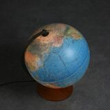 Vintage Danish Illuminated Glass Globe, 90s
