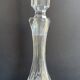 Carafe en cristal soufflé et taillé