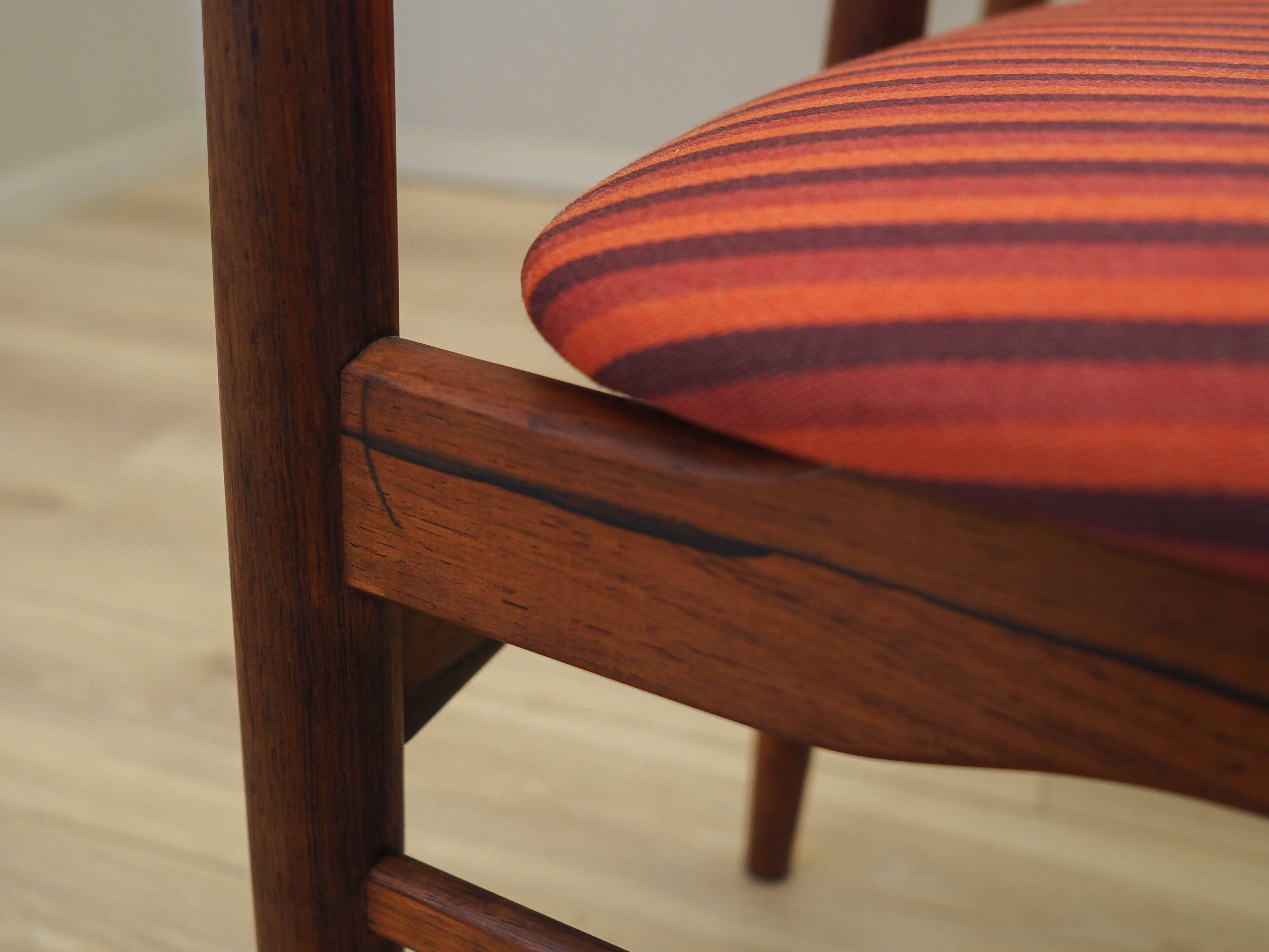 Set of six rosewood chairs, Danish design, 1970s,  Skovby Møbelfabrik