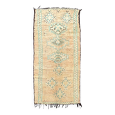 Tapis berbere ancien de boujaad en laine