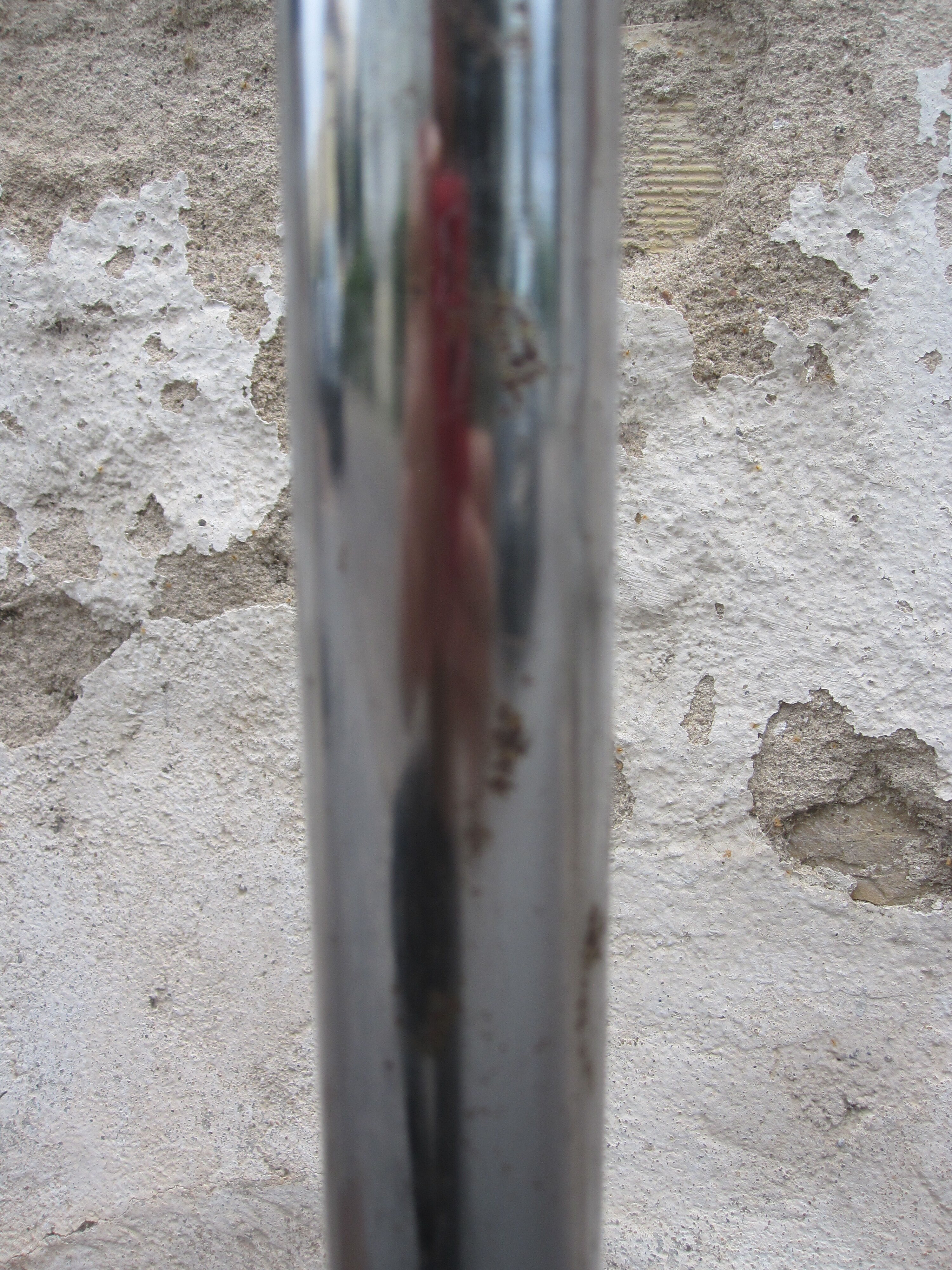 Coatrack chromed metal parrot