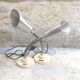 Cogit pair of vintage lamps, workshop, loft, lab, 1950s/60s