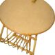 Vintage rattan magazine rack table lamp