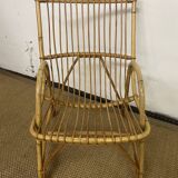 Fauteuil en bambou et rotin