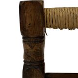 Vintage Stool cane small Stool Mid Century Ottoman 60's design