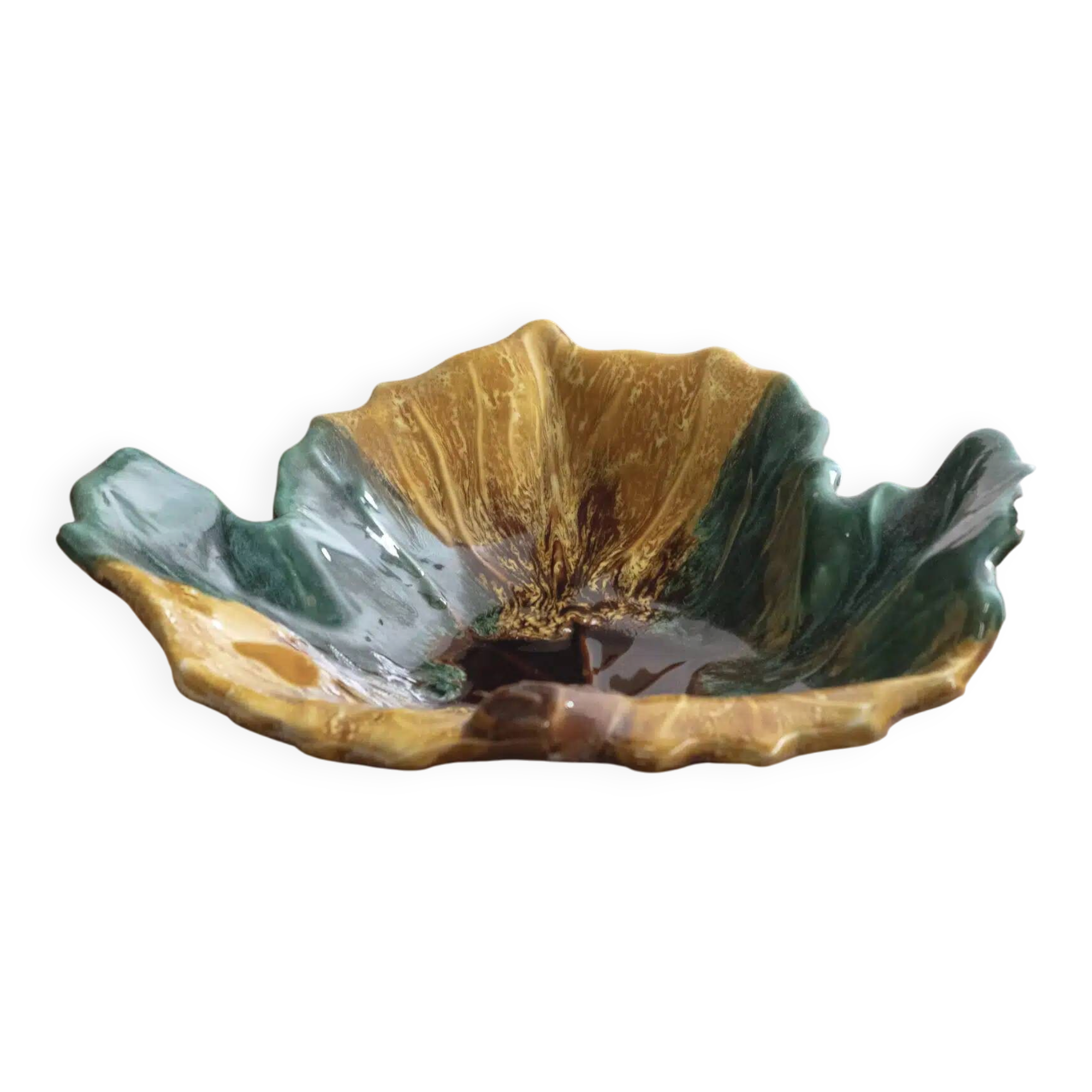 Large ceramic plate from Vallauris "Geneviève"