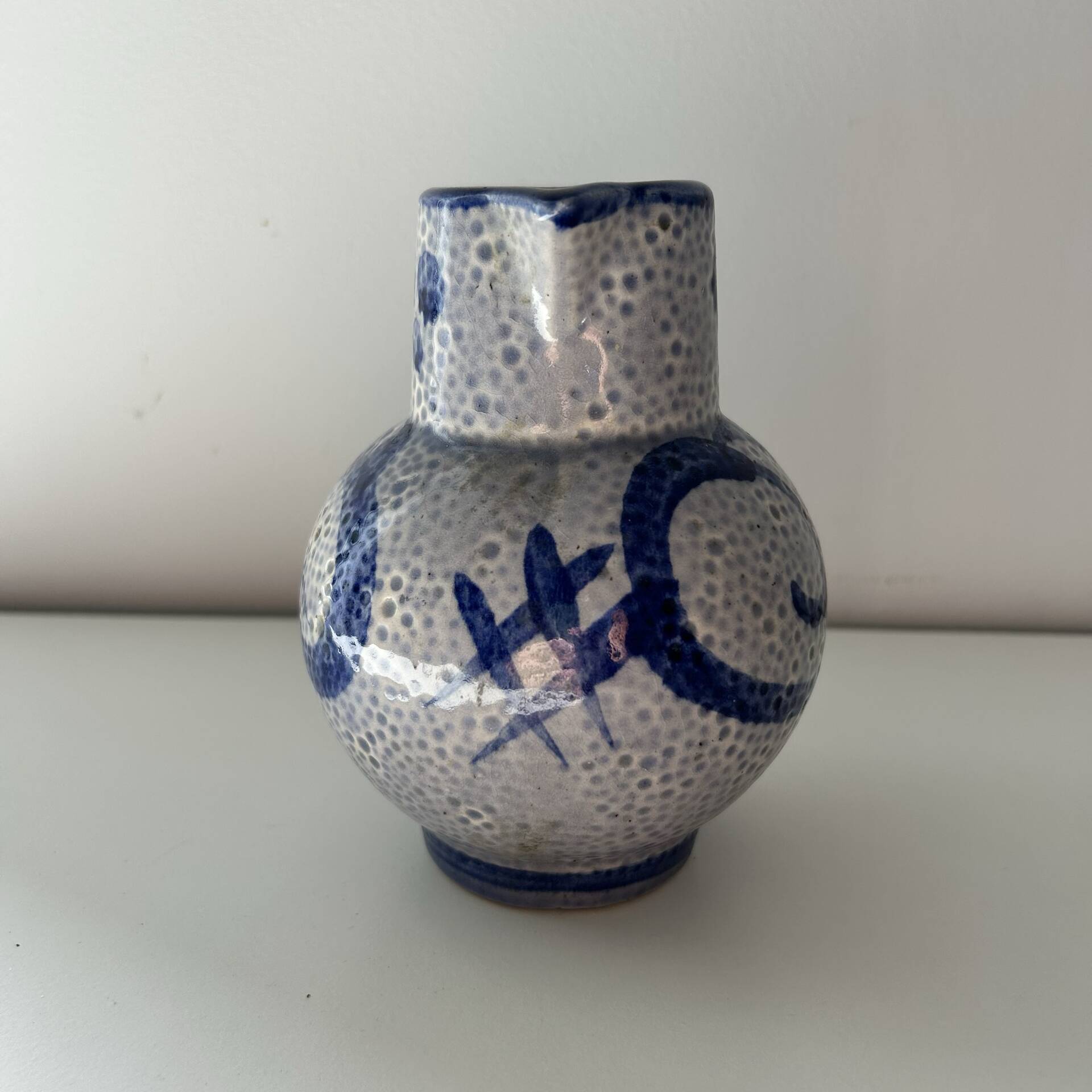 Pichet décor bleu W.Germany