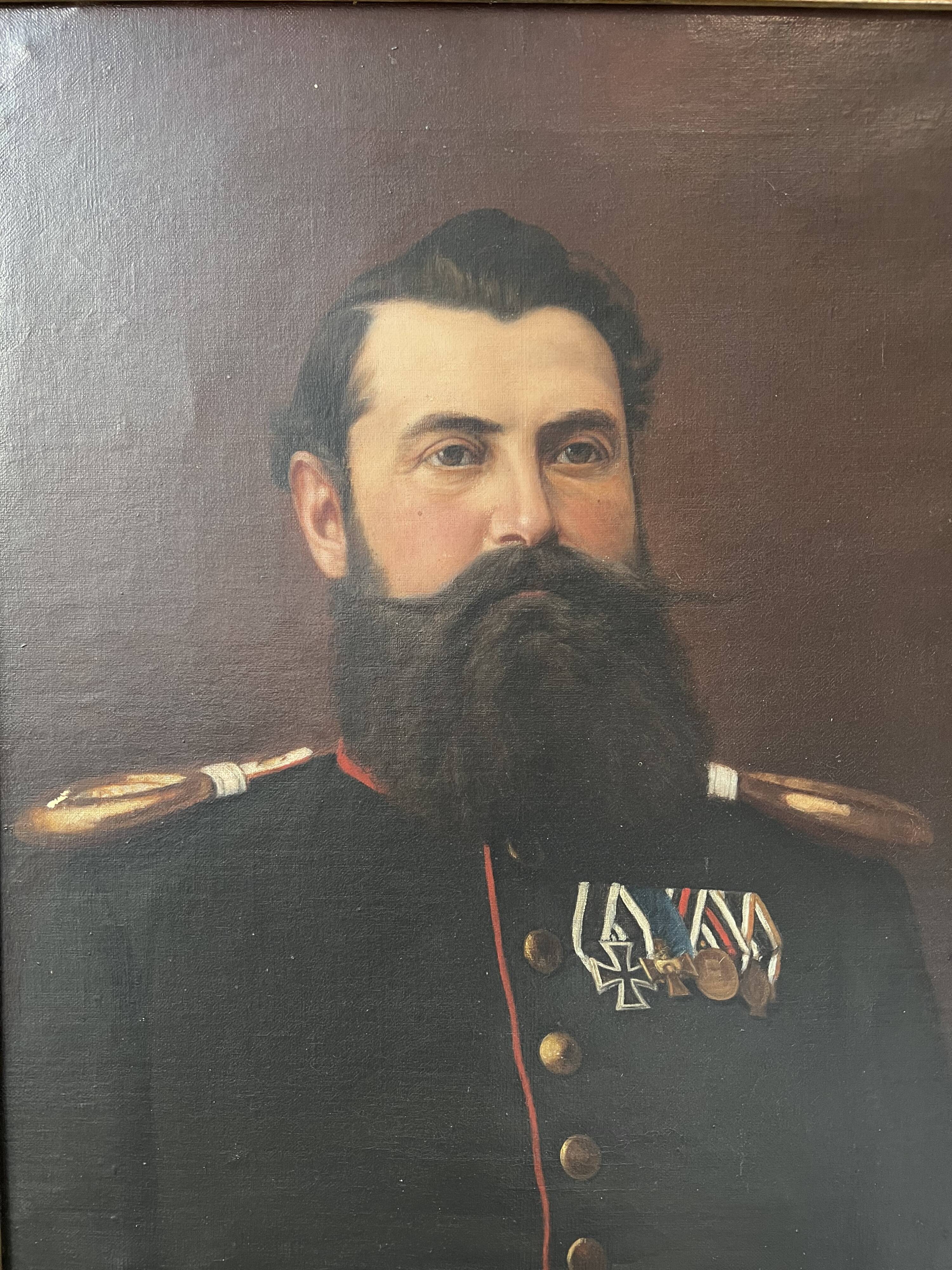 Portrait of an officer from 1883