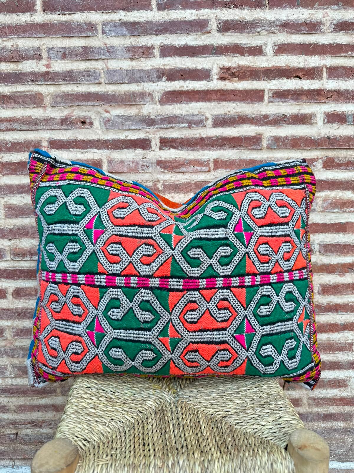Vintage Moroccan Berber cushion cover handmade