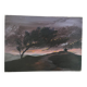 Sunset, oil on canvas