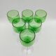 6 Large Baccarat crystal glasses.