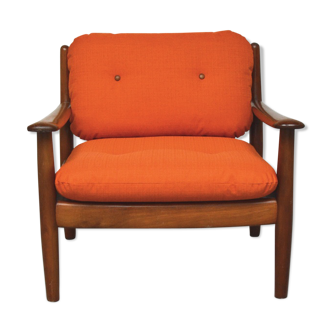 Fauteuil Knoll en teck, 1960