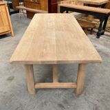 Solid oak farmhouse table
