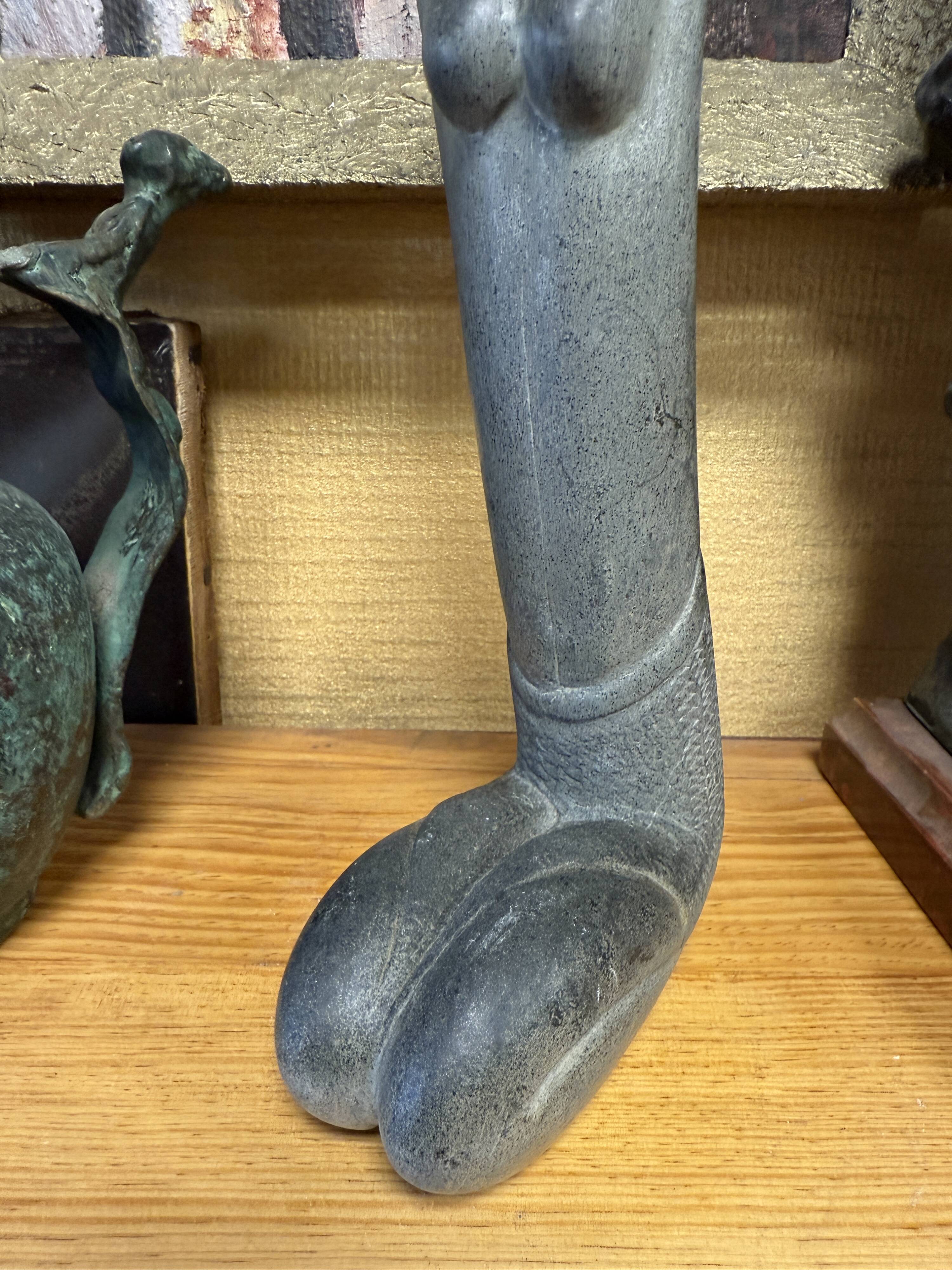 Natural stone sculpture "Female Silhouette"