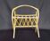 Vintage rattan magazine rack